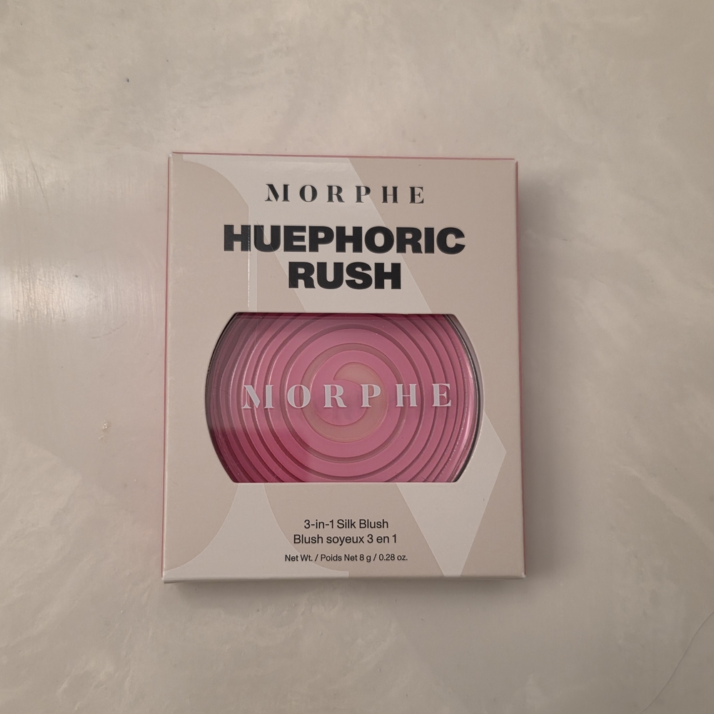 New Morphe Huephoric Rush 3-in-1 Silk Blush Pleasured Pink Color